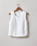 Women's Linen Tank - White